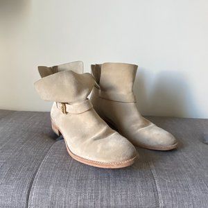 Michael Kors Beige Suede Boots